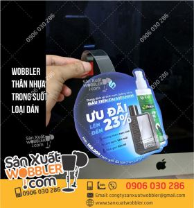 Wobbler quảng cáo sản phẩm dành cho Nam giới