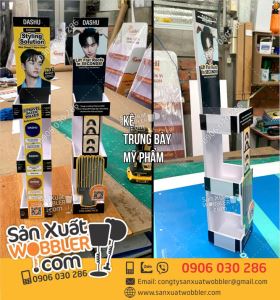 Kệ fomex trưng bày sản phẩm chăm sóc tóc
