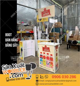 Booth sampling Yogurt Drink Japan chất liệu sắt