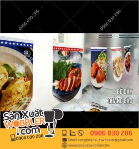 Cờ dây quảng cáo chương trình nấu ăn