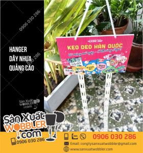 Hanger dây nhựa quảng cáo Kẹo dẻo Hàn Quốc