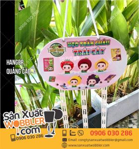 Hanger gắn 3 dây nhựa quảng cáo Kẹo 