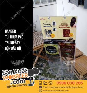 Giải Pháp Trưng Bày Đẳng Cấp Với Mẫu Hanger Trưng Bày Hộp Dầu Gội Đầu