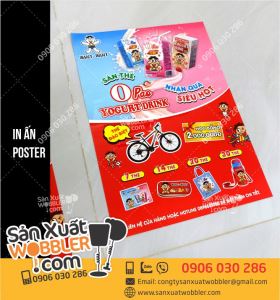 In ấn Poster quảng cáo Yogurt Opao