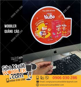 Wobbler quảng cáo Kẹo ngậm Nubo