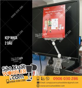 Kẹp wobbler nhựa 2 đầu ACFC