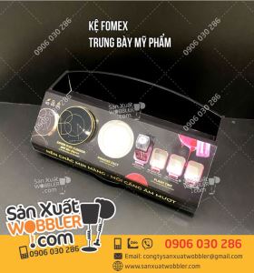 Kệ fomex trưng bày mỹ phẩm Phấn và Son