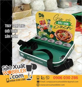 Tray sampling giới thiệu sản phẩm Gia vị 