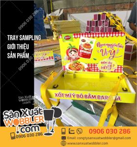 Khay giới thiệu sản phẩm gia vị Sốt Pizza