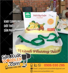 Khay sampling giới thiệu sản phẩm Hoa quả cuộn