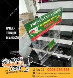 Hanger nhựa PVC trưng bày hạt giống Canh Nông