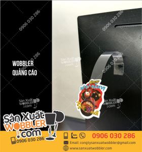 Wobbler quảng cáo Mì bò đậm vị