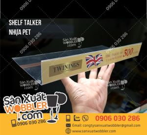 Shelf talker giới thiệu sản phẩm Trà Twinings