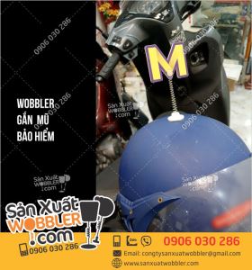 Wobbler gắn mũ bảo hiểm