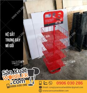 Kệ sắt trưng bày Mì gói ăn liền