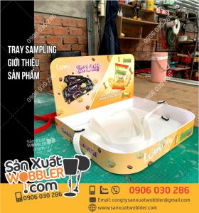 Khay giới thiệu sản phẩm bánh ngọt Lovy
