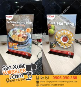 Mẫu Tent card mica