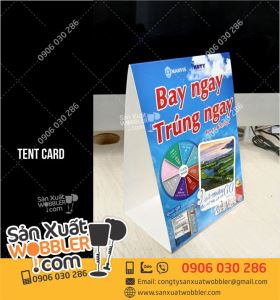 Tent card quảng cáo Kem đánh răng