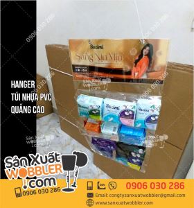 Vỉ nhựa pvc trưng bày Băng vệ sinh Saximi