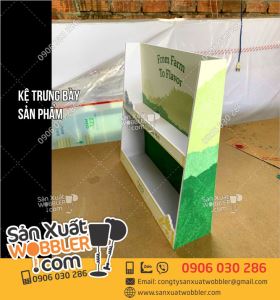 Chuyên sản xuất kệ trưng bày nông sản trà, cà phê đóng gói