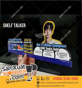 Shelf Talker Dầu Gội Đầu Chất Liệu Giấy