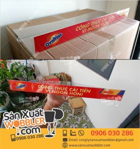 Shelf Talker Nhựa PET quảng cáo sữa