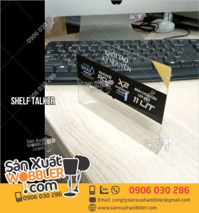 Shelf talker Nhựa trong suốt, Máy lọc nước