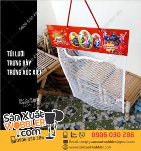 Túi lưới trưng bày Quả trứng xúc xích
