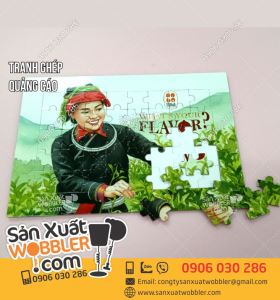 Tranh ghép quảng cáo sản phẩm Cà phê