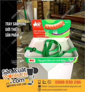 Tray Sampling Giới Thiệu Xúc Xích