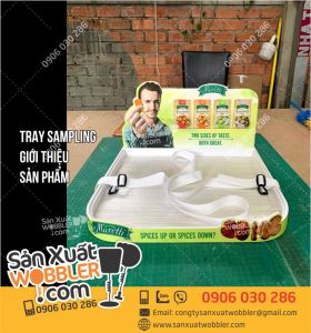 Tray sampling quảng cáo sản phẩm Maretti