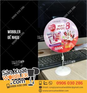 Wobbler đế nhựa quảng cáo mỹ phẩm Catrice