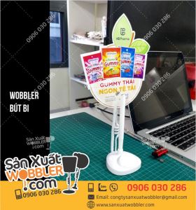 Wobblerr bút bi quảng cáo Kẹp Gummy Thái Lan