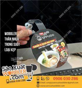 Wobbler quảng cáo Mì ăn liền Ippudo