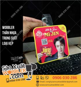 Ưu điểm của Wobbler Thân Nhựa Trong Suốt Quảng Cáo Mì Tại Kệ Siêu Thị