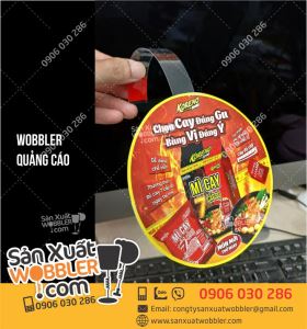 Wobbler quảng cáo Mì Koreno Chọn cay đúng gu