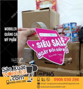 Wobbler quảng cáo SilkyGirl Siêu Sale