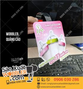 Wobbler quảng cáo bình sữa số 1 tại mỹ