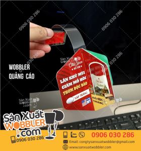 Wobbler quảng cáo Sáp lăn khử mùi