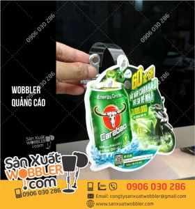 Wobbler quảng cáo trúng thưởng nước tăng lực