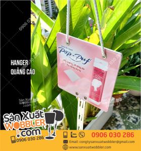 Hanger quảng cáo Bông tẩy trang