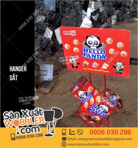 Hanger sắt trưng bày hộp bánh Hello Panda