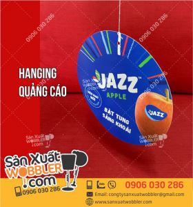 Hanging quảng cáo sản phẩm Táo Jazz