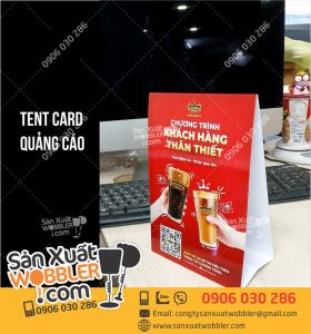 In Ấn Tent Card Giấy - Giải Pháp Quảng Cáo Hiệu Quả Cho Doanh Nghiệp Của Bạn