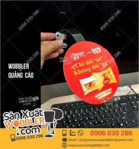 Wobbler quảng cáo bánh