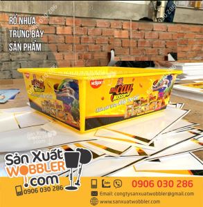 Rổ nhựa trưng bày Mì ăn liền