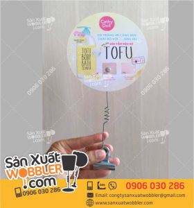 Sản xuất kẹp lò xo quảng cáo sữa tắm đậu hũ Tofu