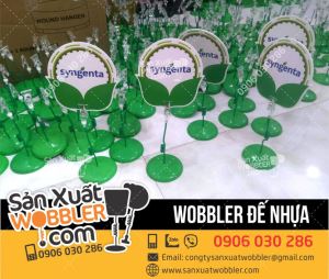 Sản xuất wobbler đế nhựa màu xanh lá cây