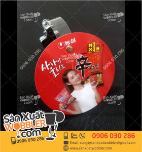 Sản xuất wobbler thân nhựa trong Quảng cáo mì ăn liền Hàn Quốc