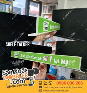 Shelf talker Bình sữa Como Tomo